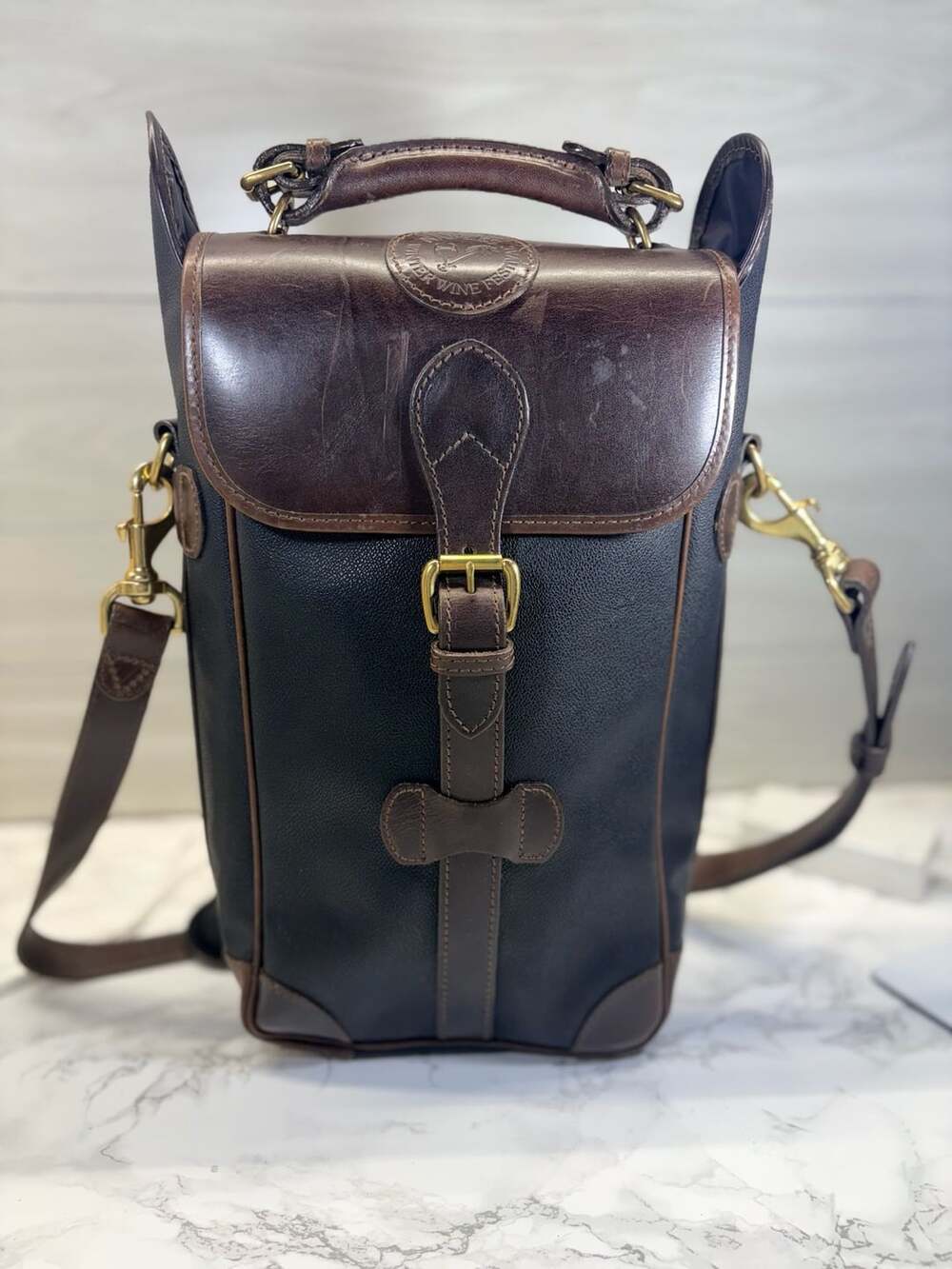 Mulholland Brothers Endurance Collection 2-Bottle Wine Tote Bag
